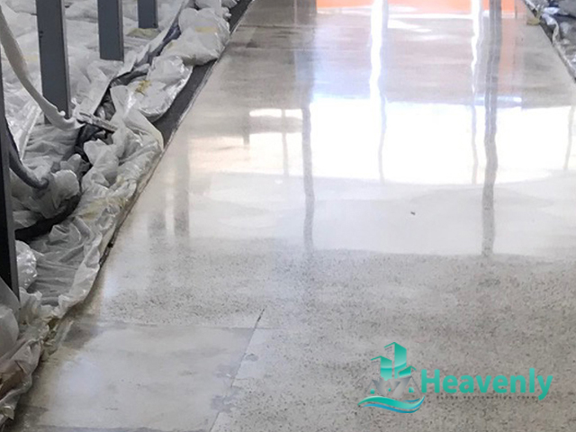 Terrazzo Damage Restored Palm Beach