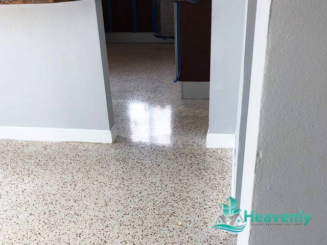 Terrazzo Floor Cleaned & Polished Terrazzo Floor Cleaned & Polished